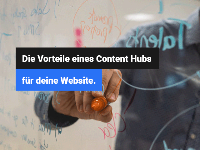 Die Vorteile eines Content Hubs für deine Website. Oliver Menzel.